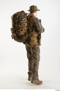 Casey Schneider Paratrooper Pose 2 holding gun standing whole body…